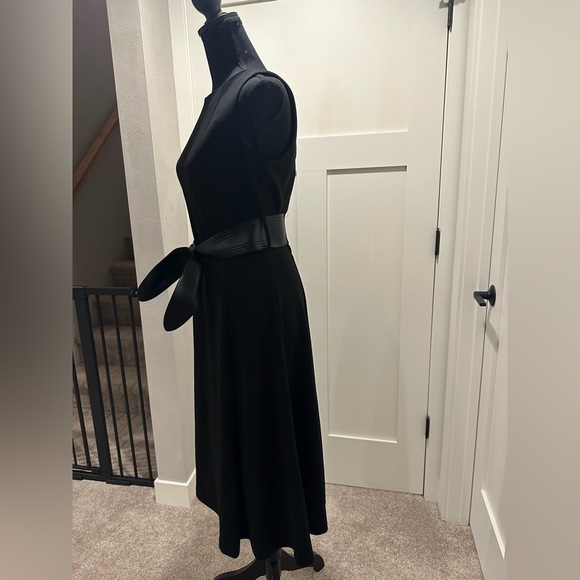 Calvin Klein A-line Black Midi Dress - Picture 3 of 6